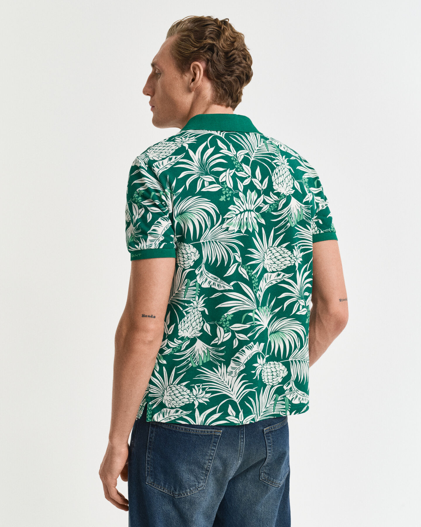 Tropical Print Poloshirt