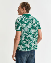 Tropical Print Poloshirt