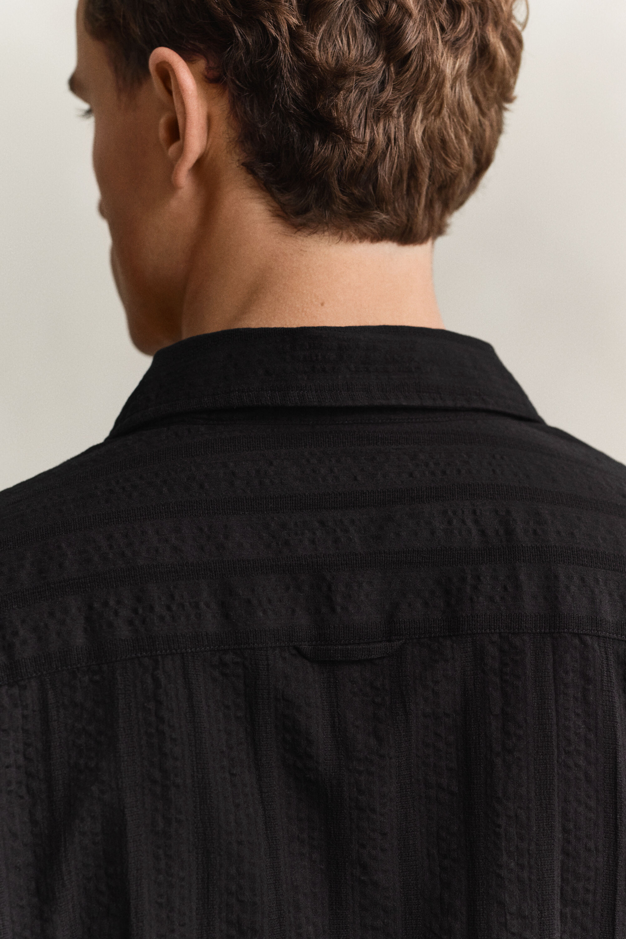 Relaxed Fit Dobby Stripe Hemd