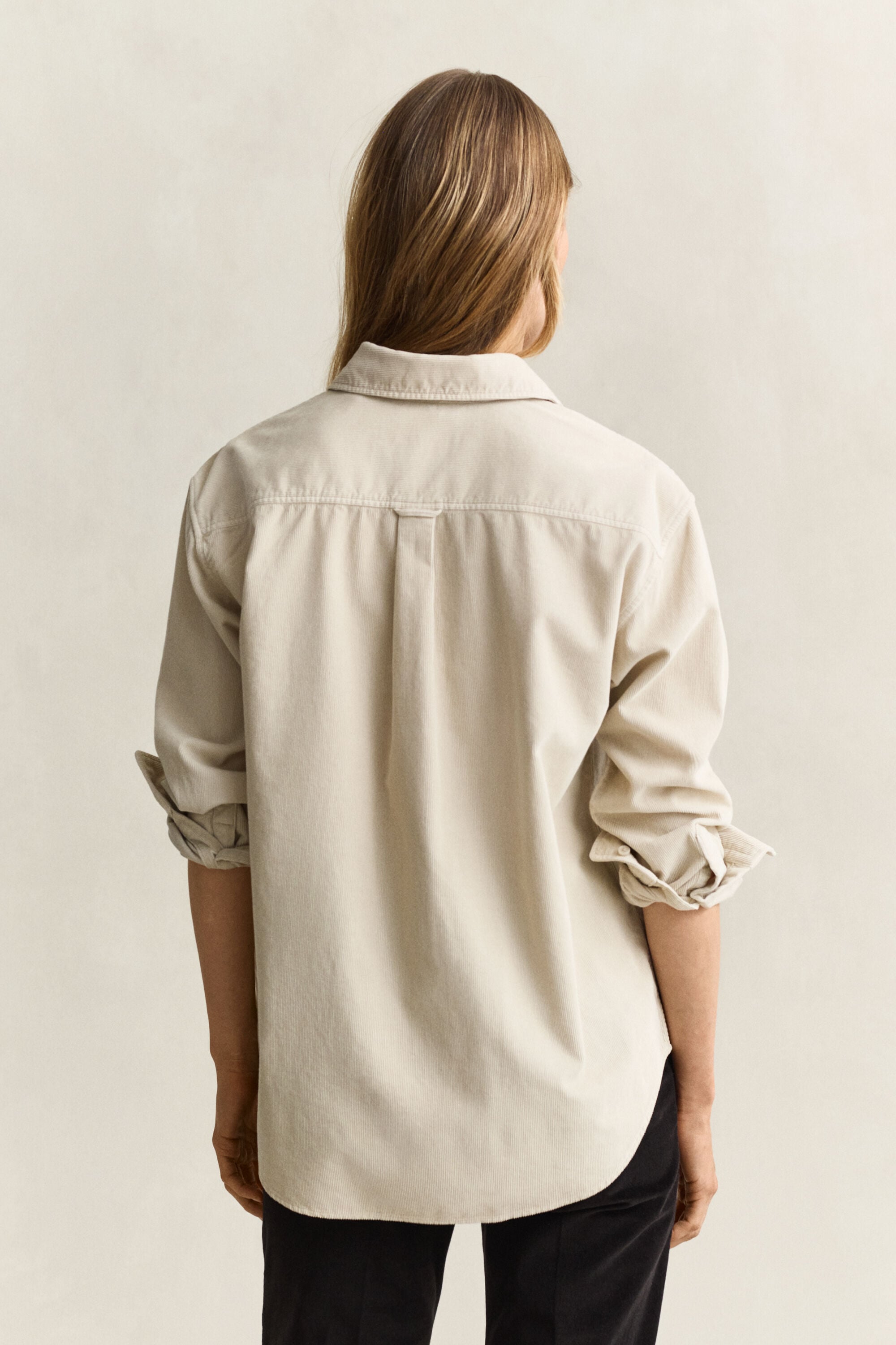Relaxed Fit Cordbluse