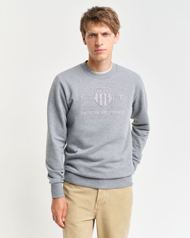 Tonal Shield Rundhals-Sweatshirt