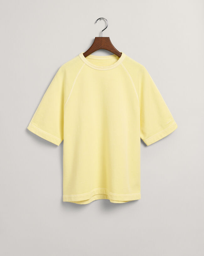 Sunfaded Kurzarm-Sweatshirt