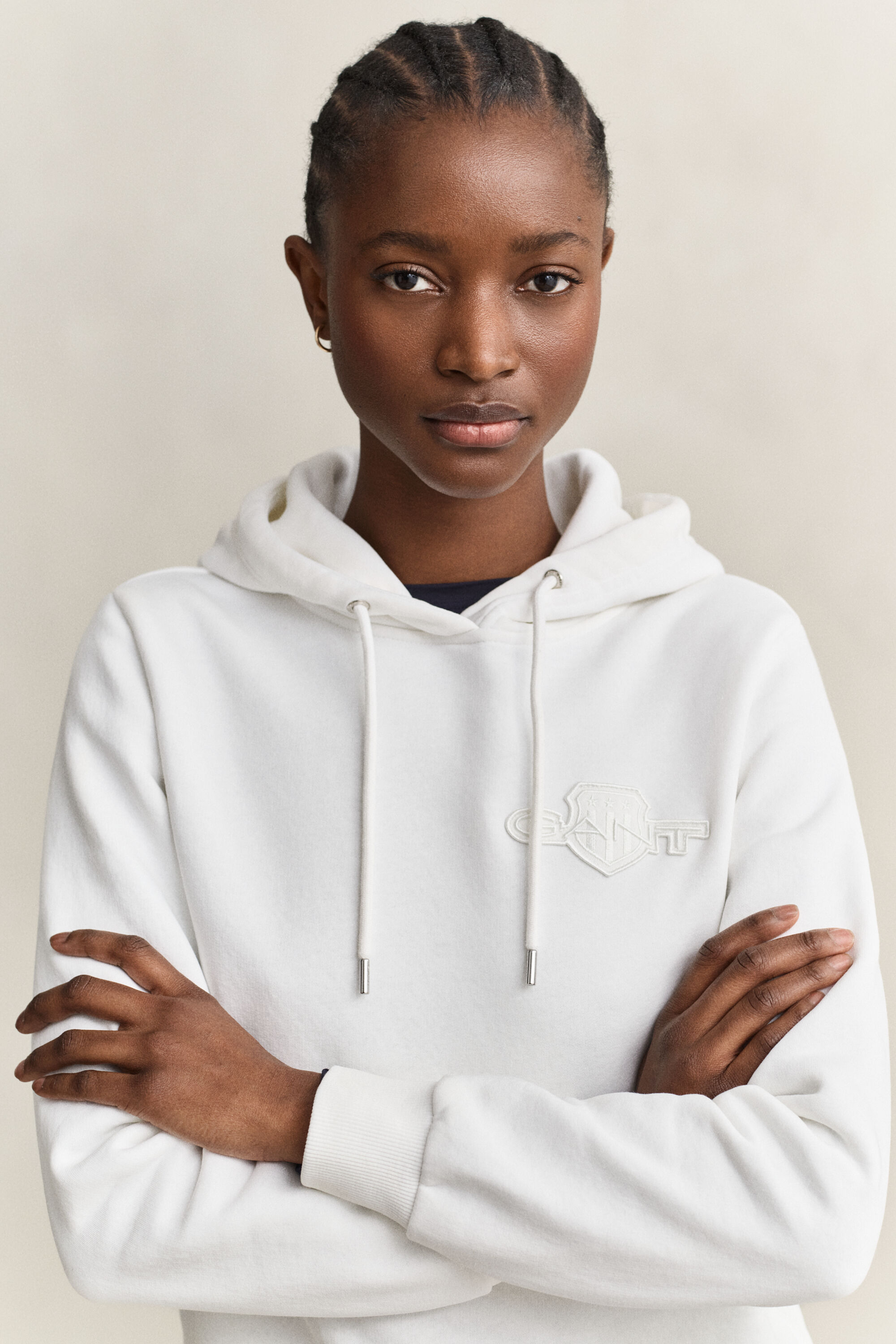 Tonal Shield Hoodie