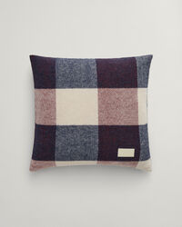 Kissenhülle mit Karomuster