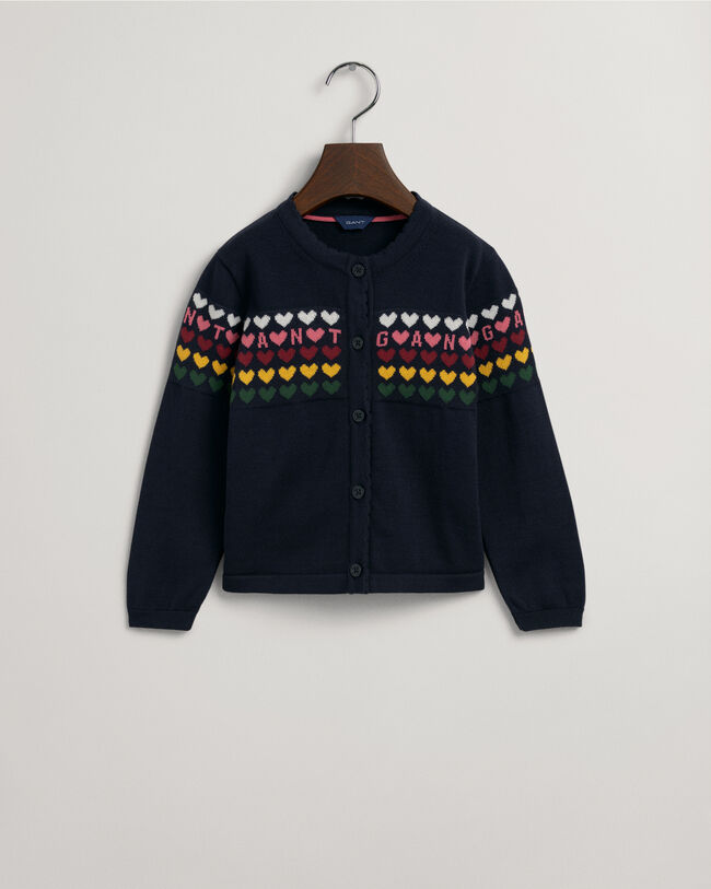 Girls Heart Strickjacke