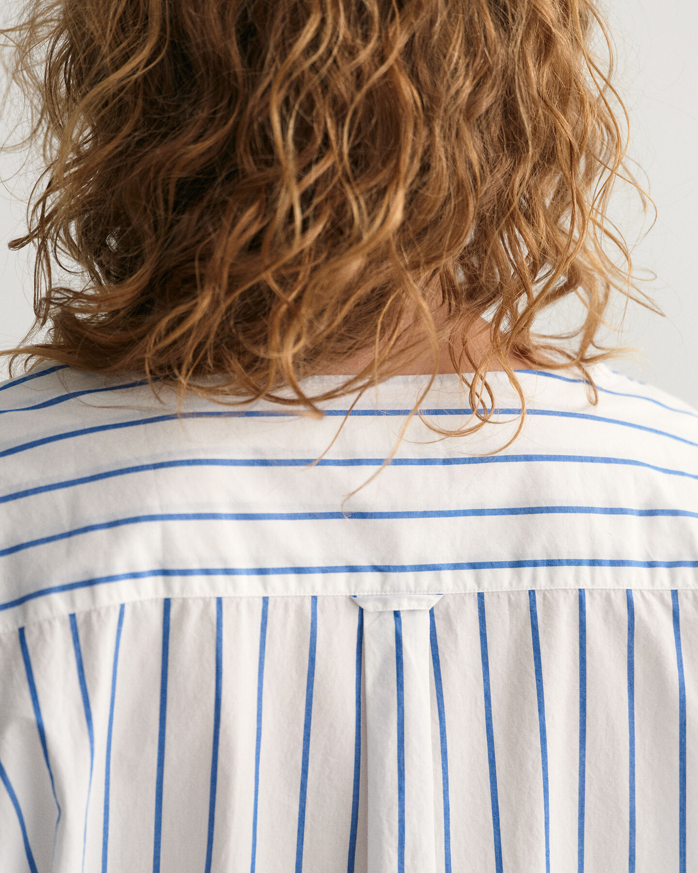 Relaxed Fit Popover Bluse mit Streifen