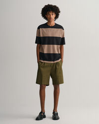 T-Shirt mit Blockstreifen