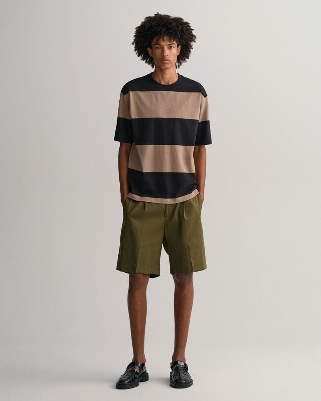 T-Shirt mit Blockstreifen