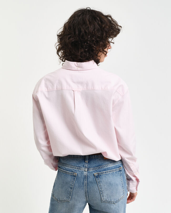 Relaxed Fit Luxury Oxford-Bluse