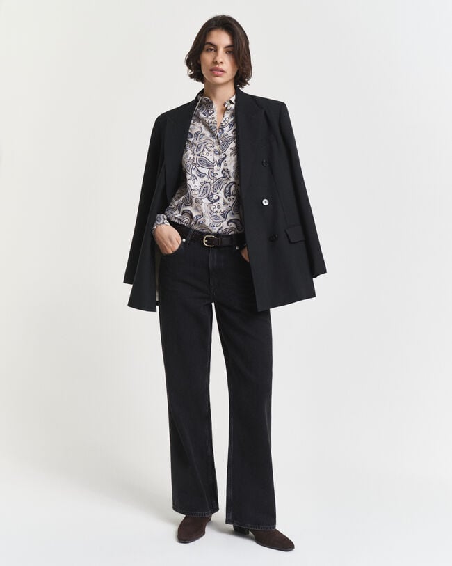 Paisley Bluse aus Baumwoll-Voile