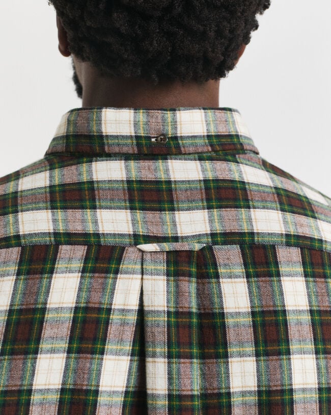 Regular Fit Windblown Flannel Hemd mit Karomuster