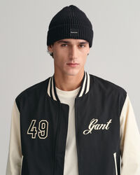 Rippstrickmütze aus Baumwolle