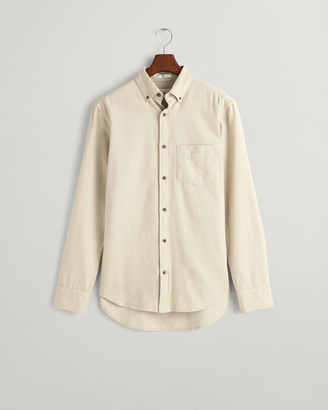 Regular Fit Flanellhemd mit Fischgr&auml;tmuster