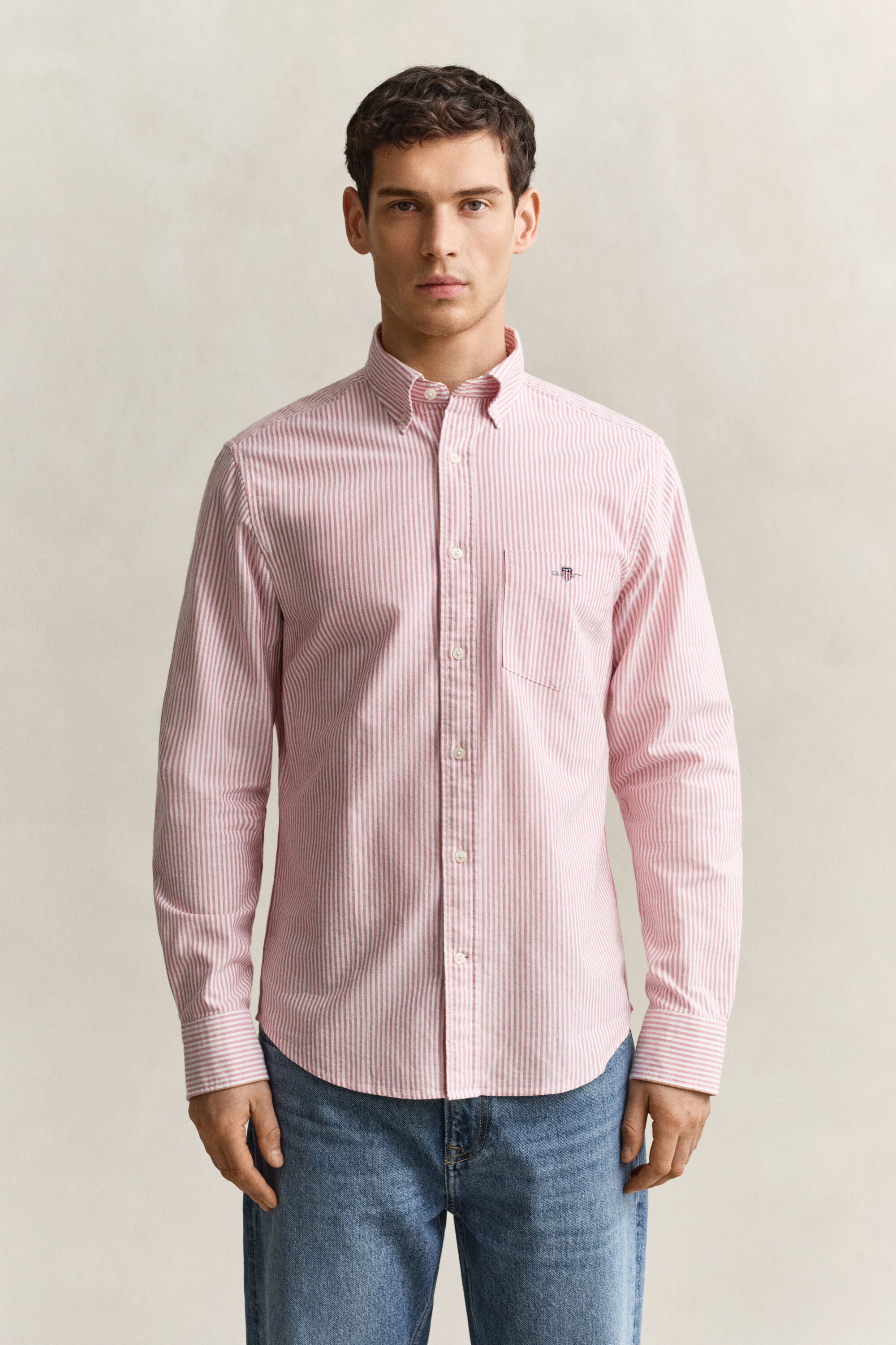 Banker Stripe Classic Oxford-Hemd