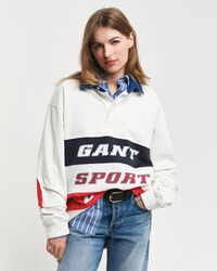 Heavy Rugger mit Denim-Kragen