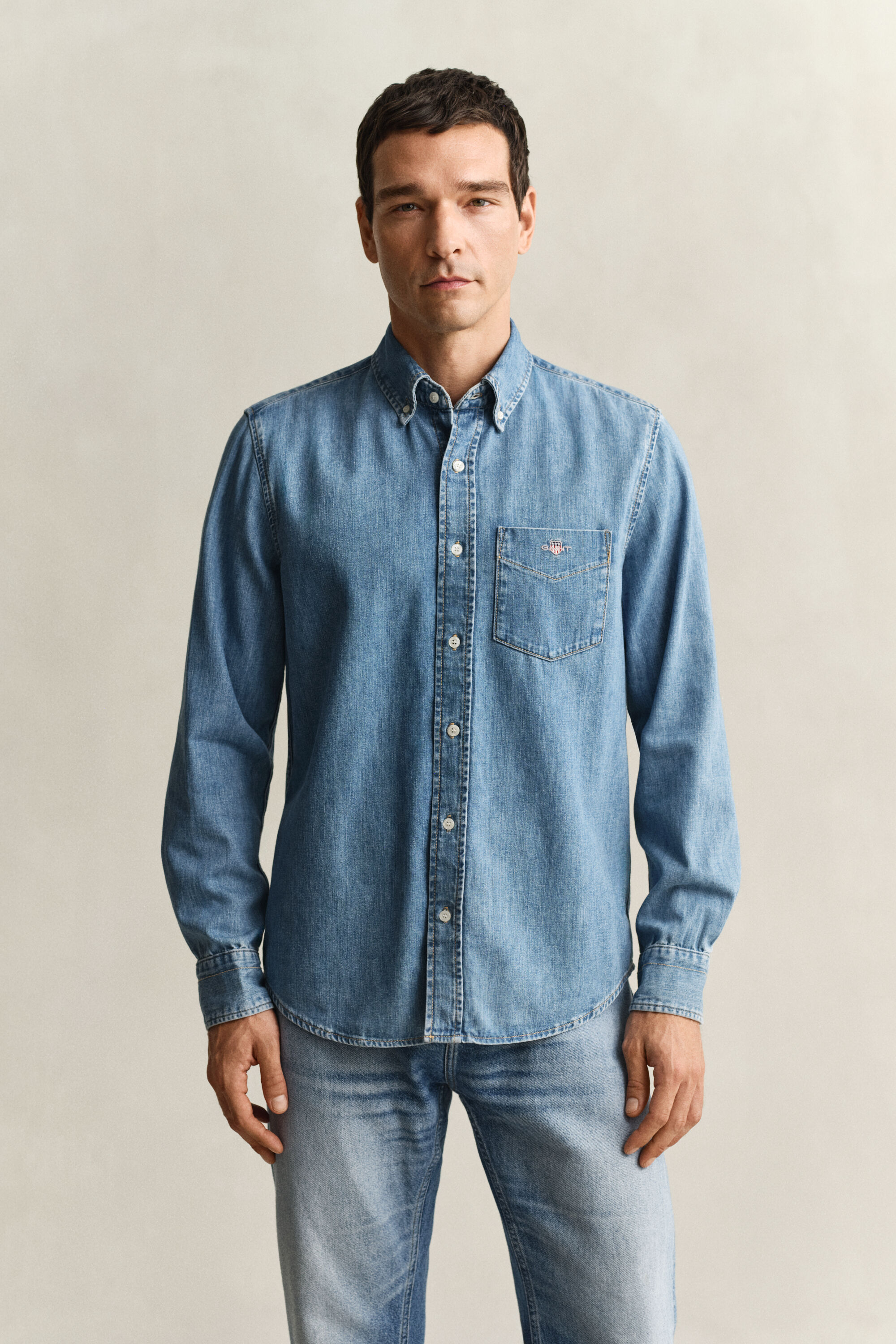 Regular Fit Jeanshemd