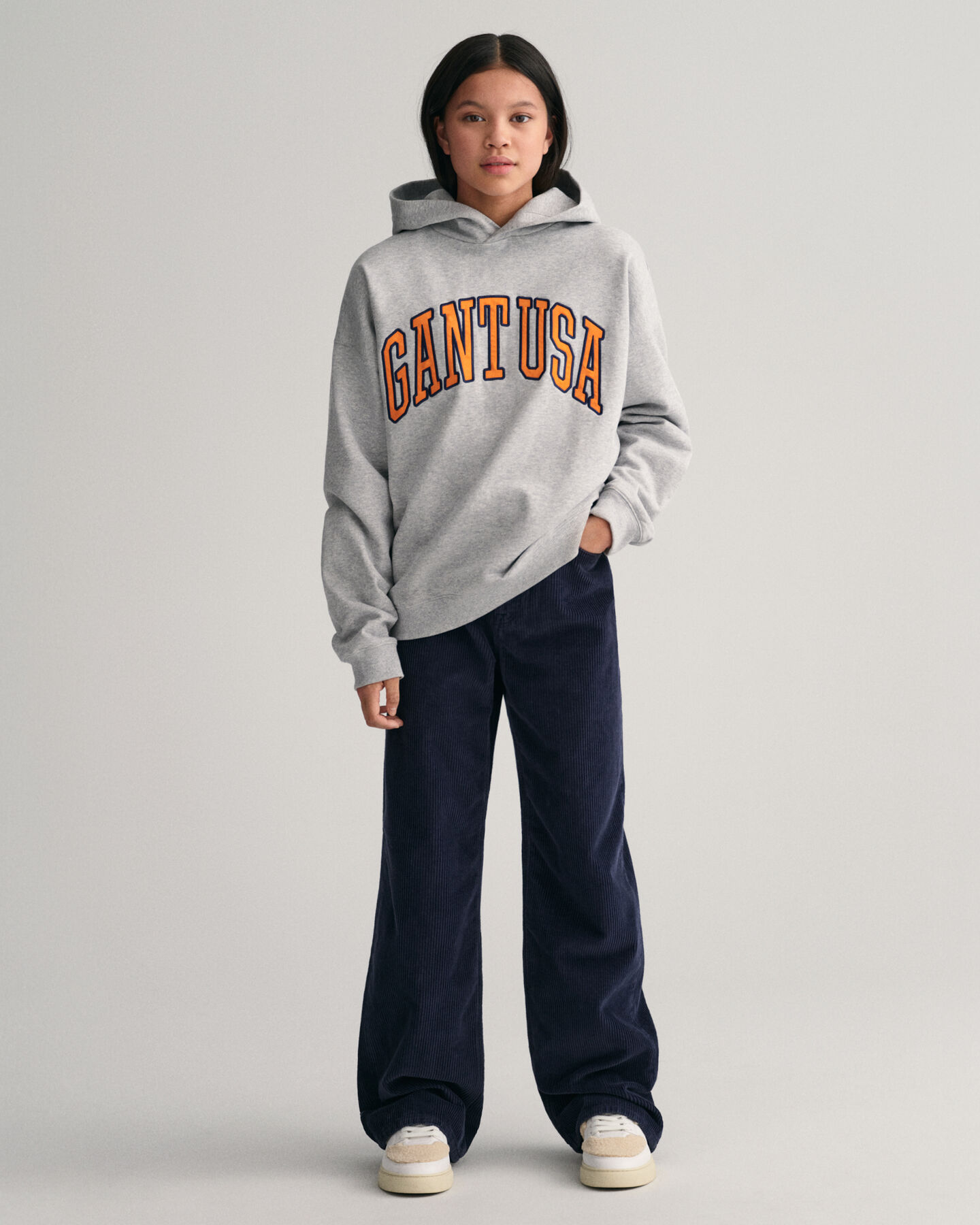 Teen Girls Cordhose mit weitem Bein