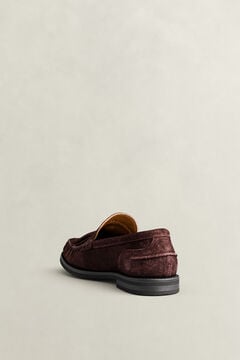 Gracelyn Suede Loafers — DEEP GRAPE WINE 3