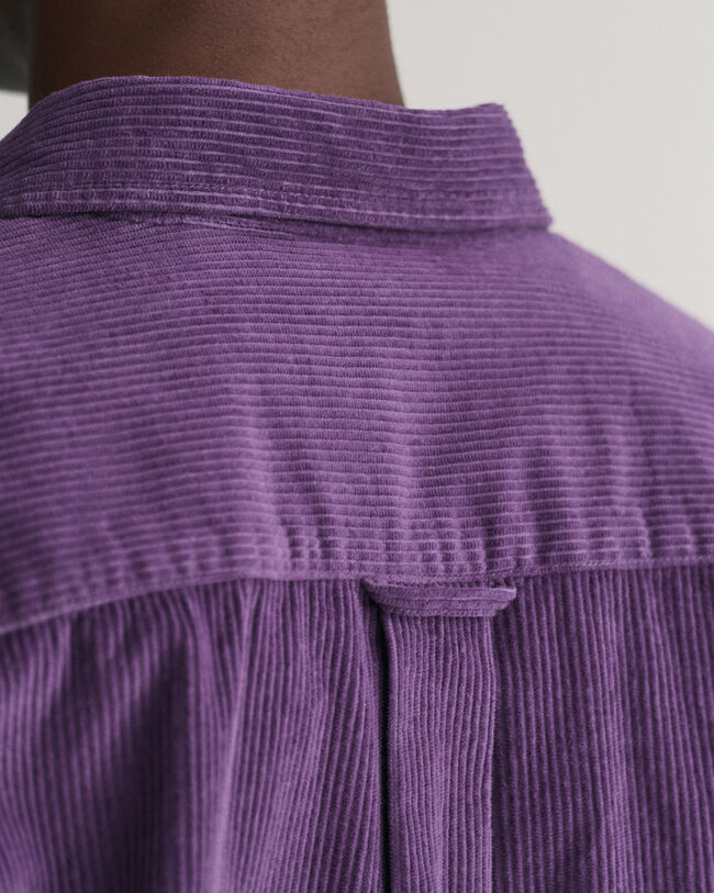 Relaxed Fit Cordhemd