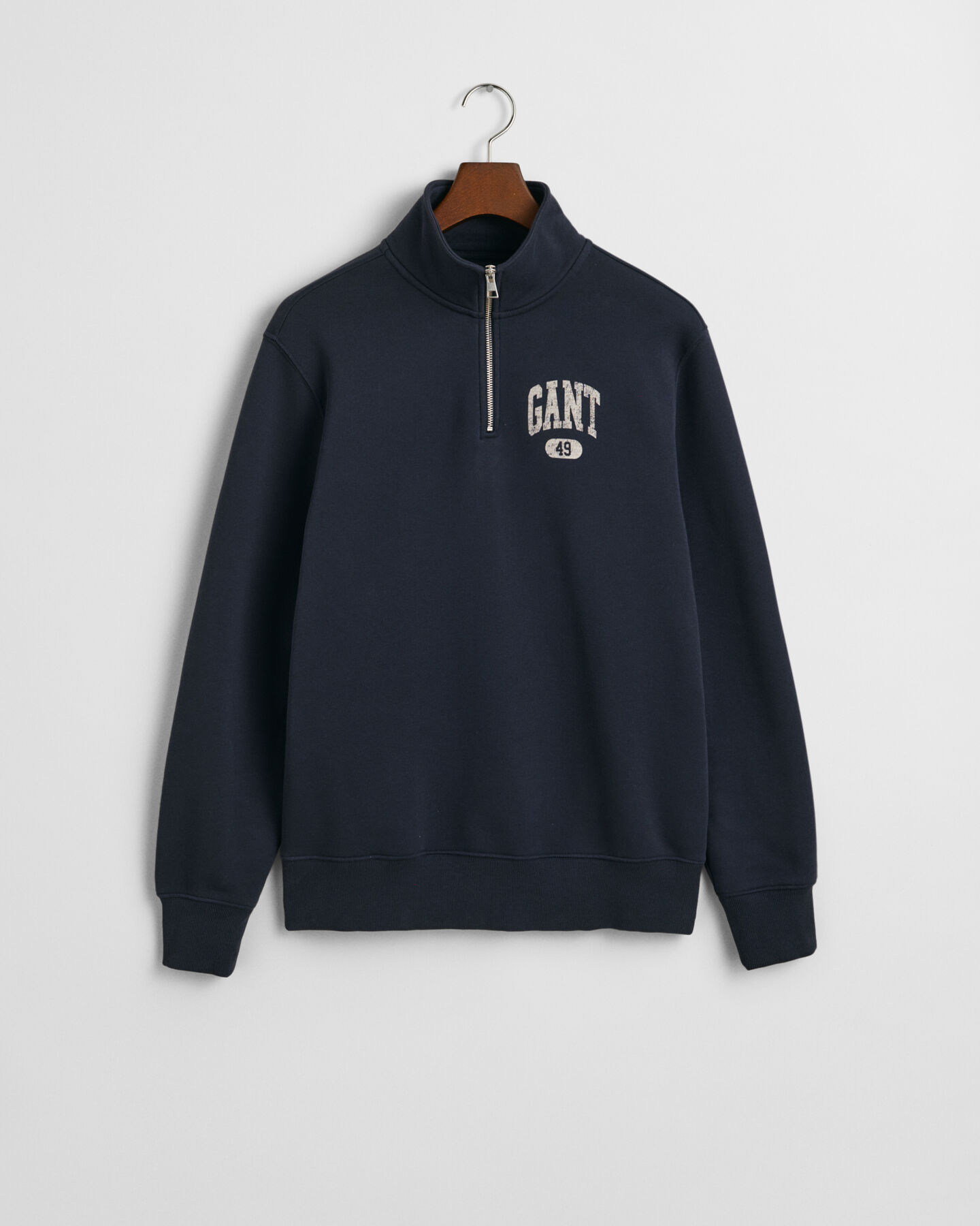 GANT 49 Arch Graphic Sweatshirt mit Reißverschlusskragen