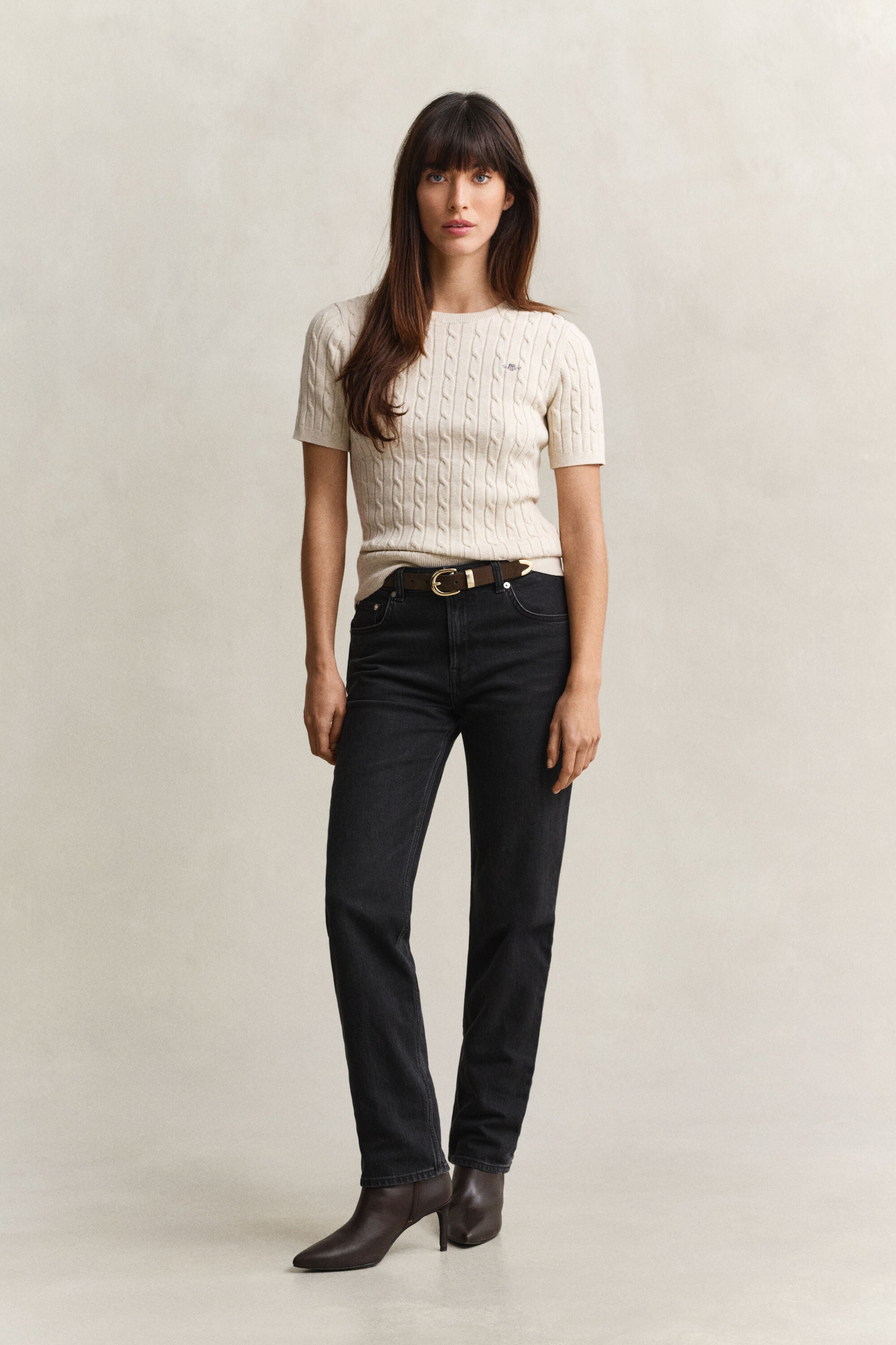 Stretch-Jeans mit geradem Bein
