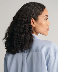 Relaxed Fit Pocket Detail Kurzarmbluse