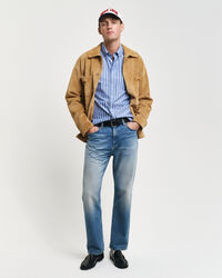 Relaxed Fit Heritage Popelin Hemd mit Streifen