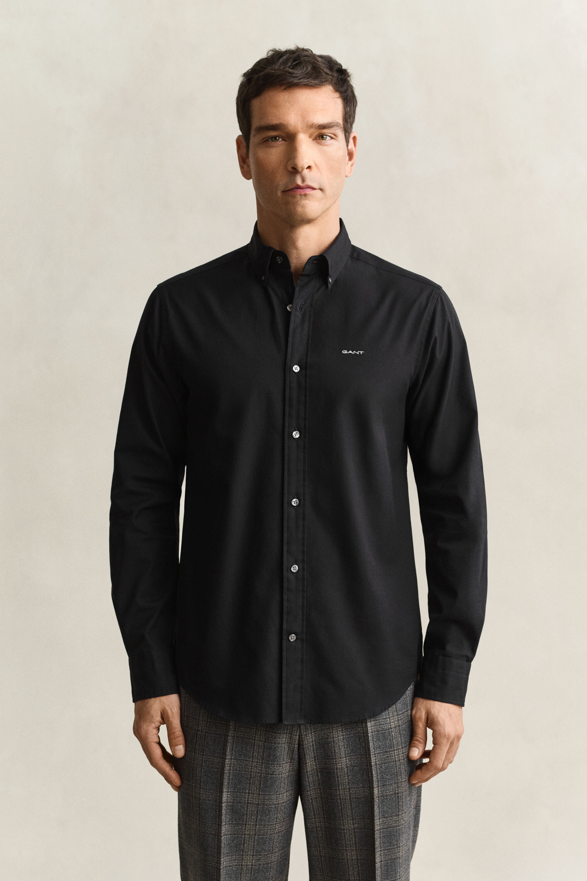 Regular Fit Pinpoint Oxford-Hemd