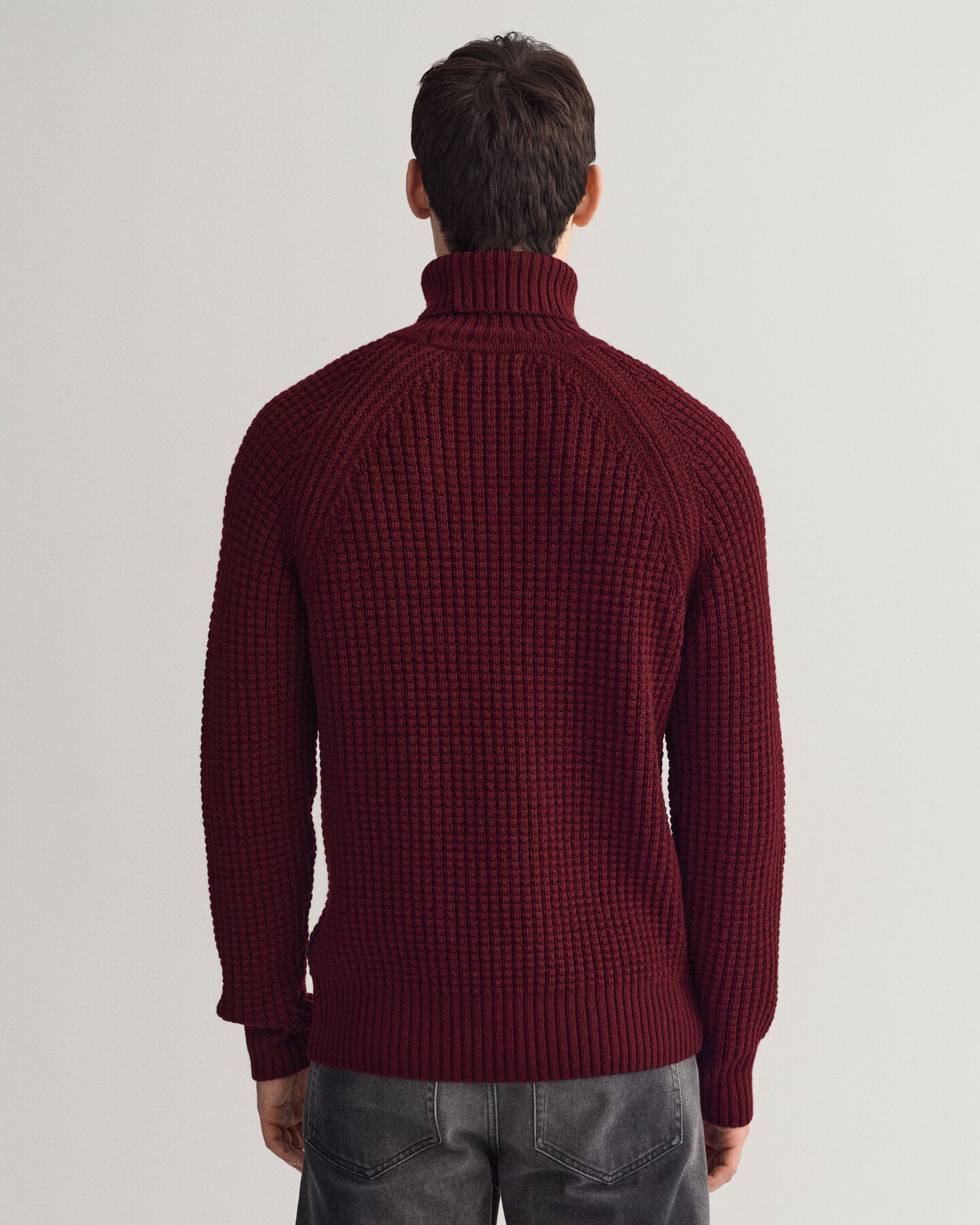 Textured Rollkragenpullover