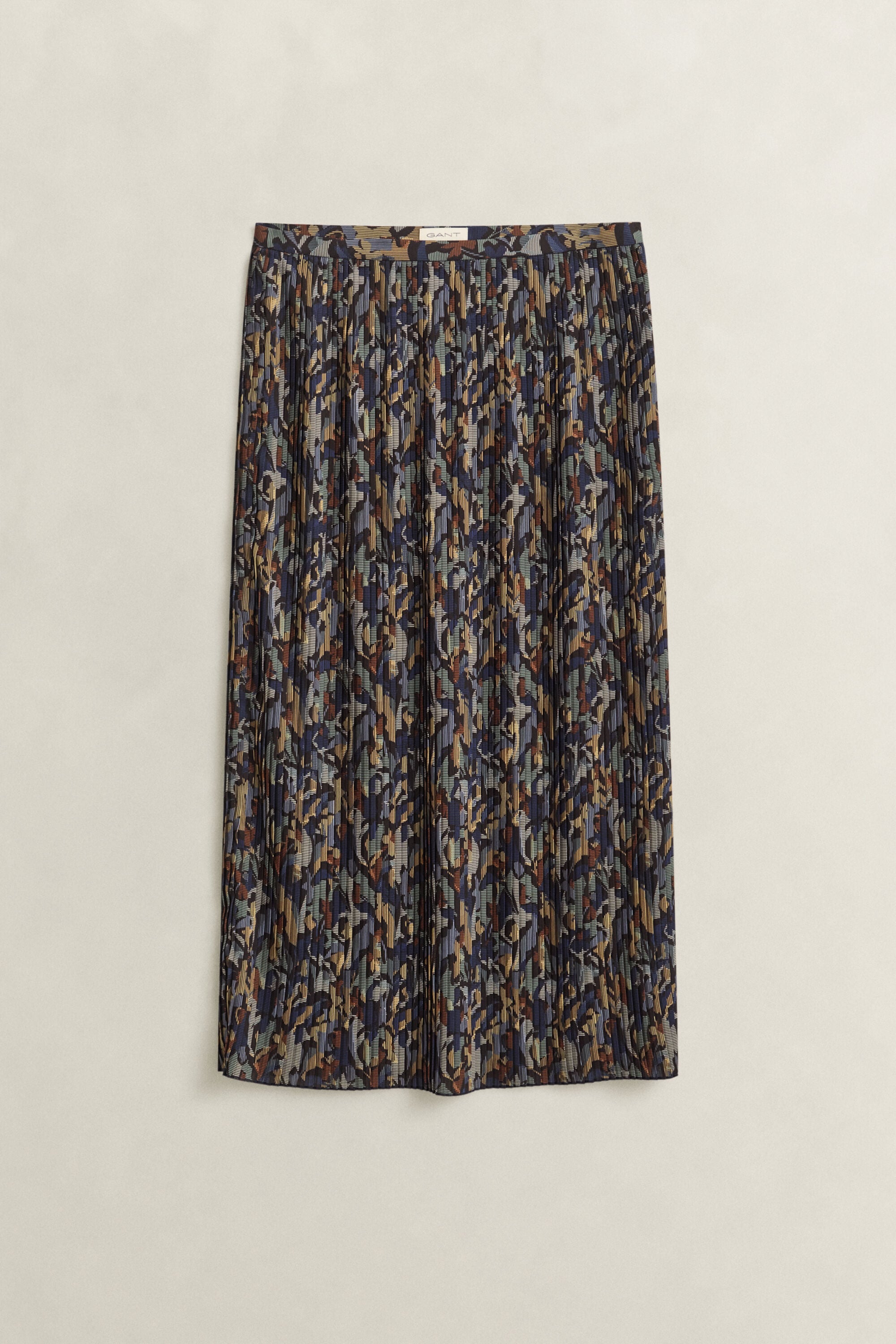 Plissierter Rock mit Print