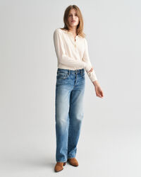 Rigid Jeans mit geradem Bein