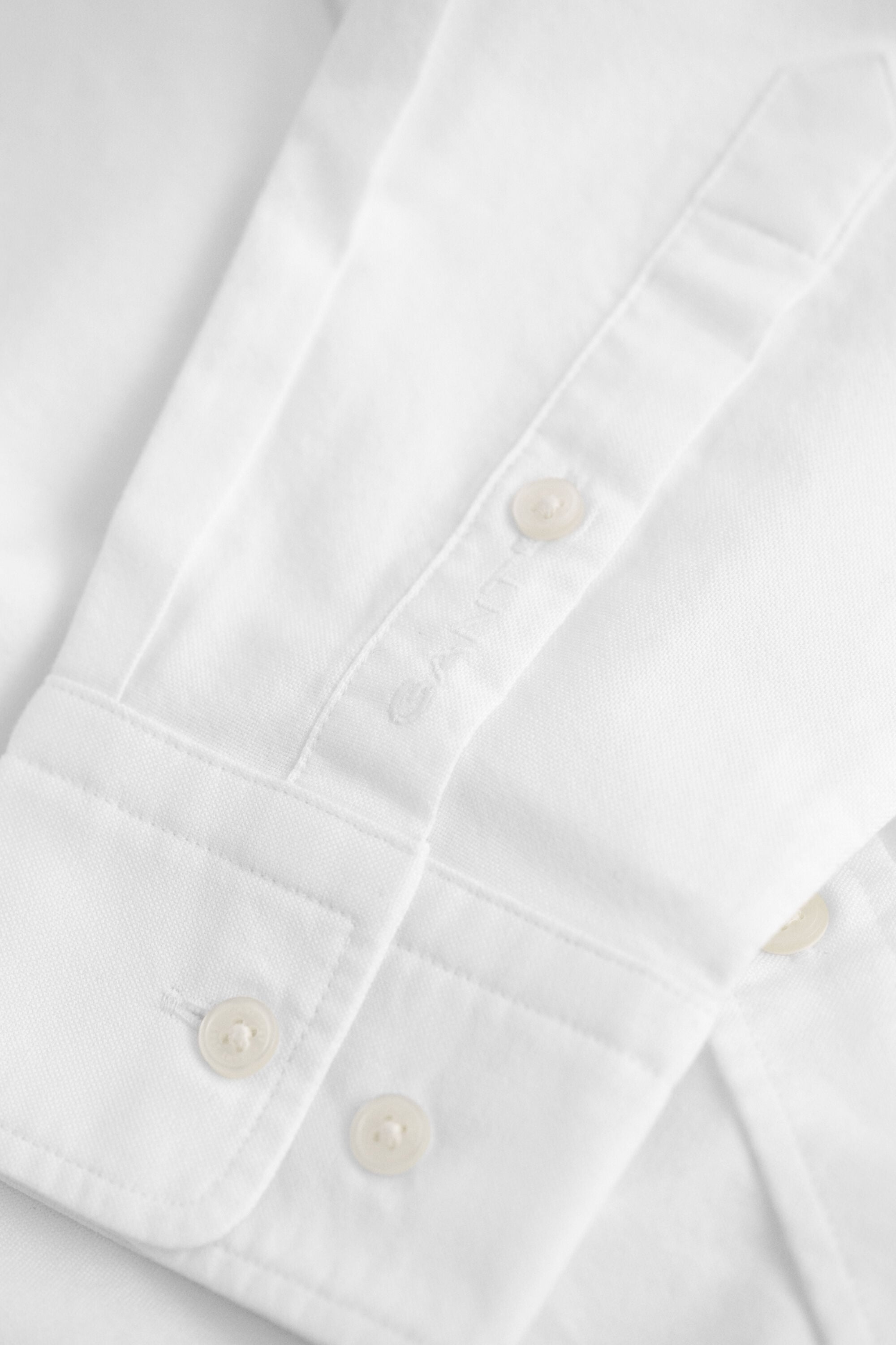 Classic Oxford-Bluse mit Rüschen