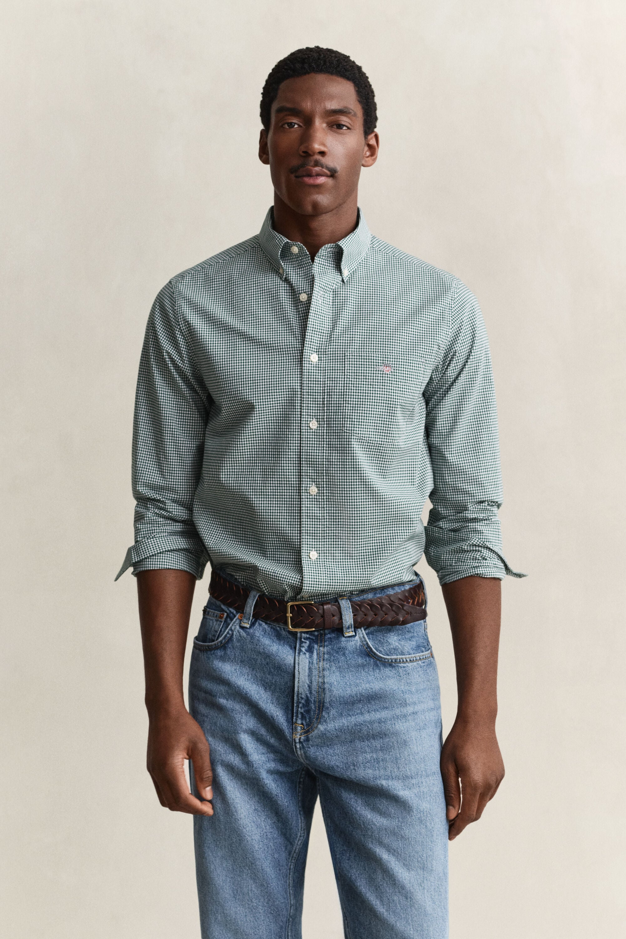 Gingham Classic Popeline Hemd