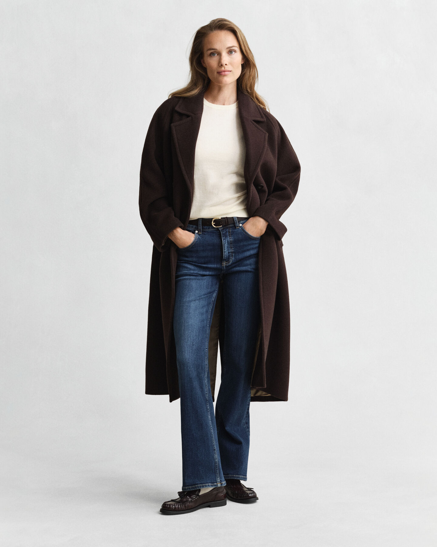 Leichter Kurzarm-Rundhalspullover