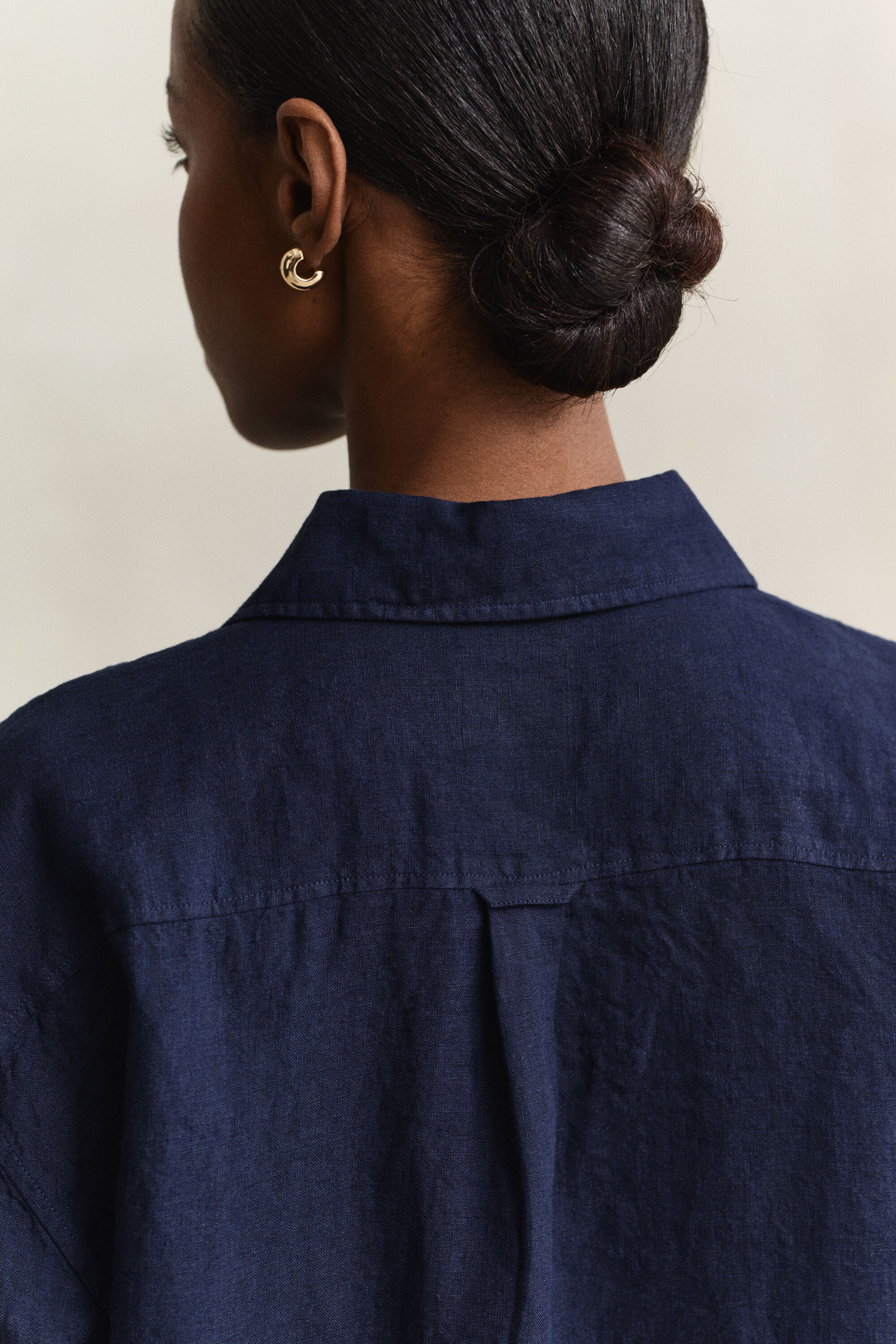 Relaxed Fit Leinen Bluse