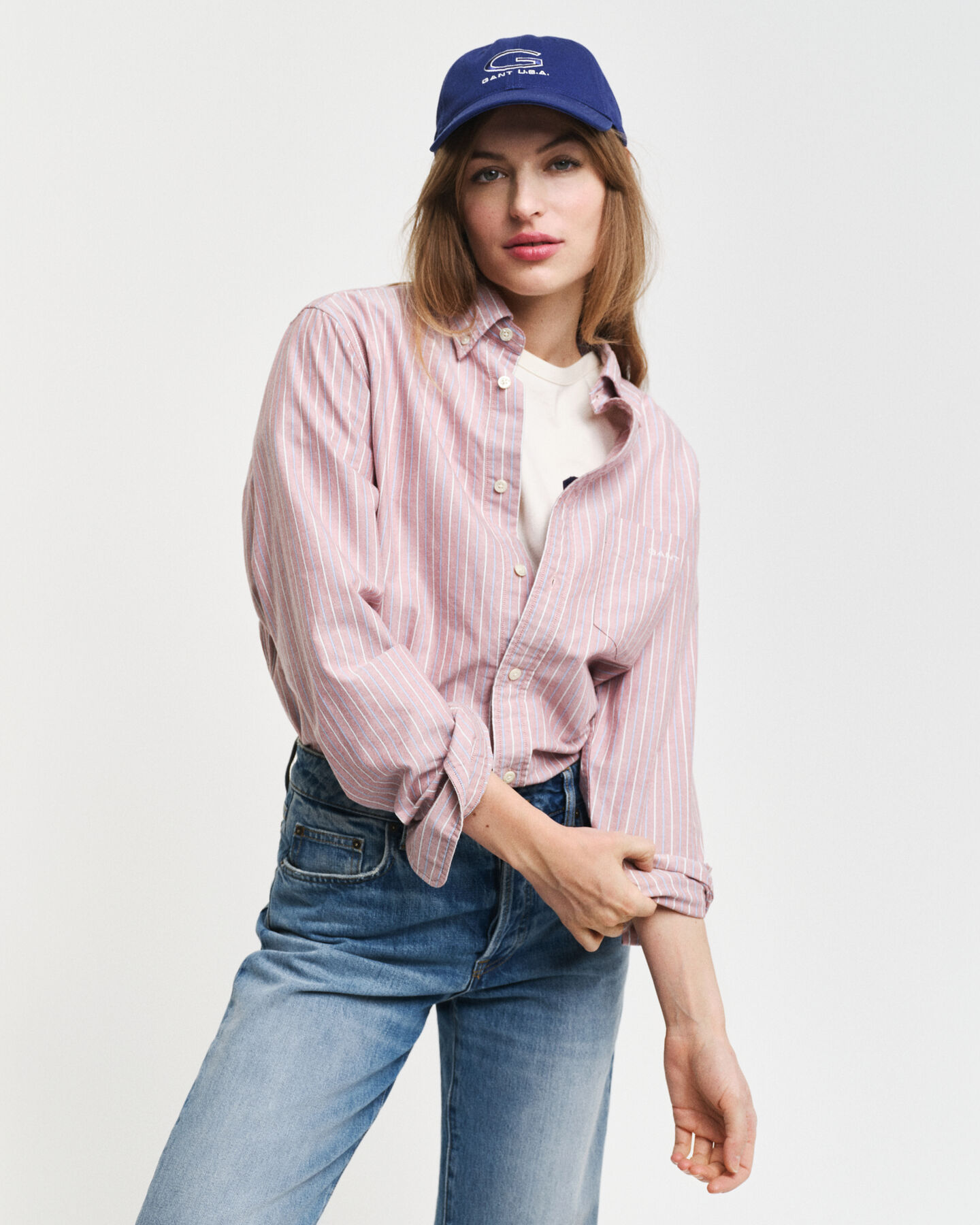 Regular Fit Classic Oxford-Hemd mit Streifen