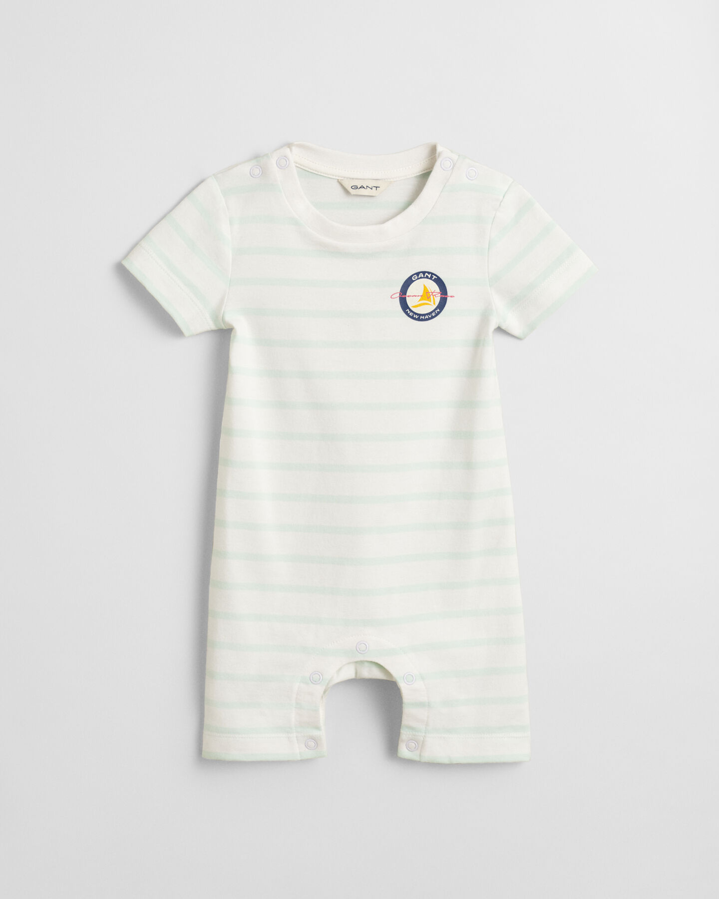 Baby Jersey Strampler mit Streifen