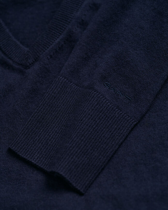 Feinstrick V-Neck Pullover