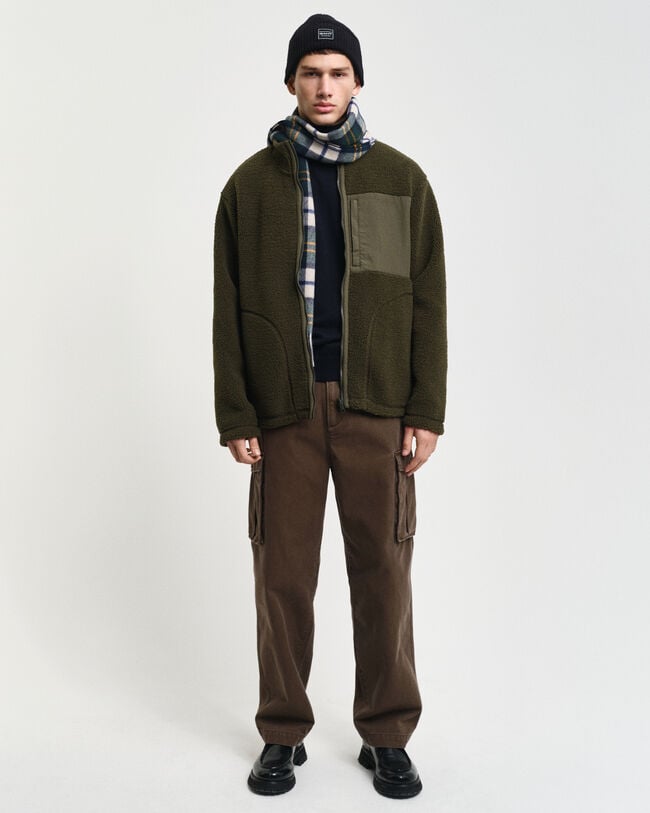 Wende-Fleecejacke mit Reißverschluss