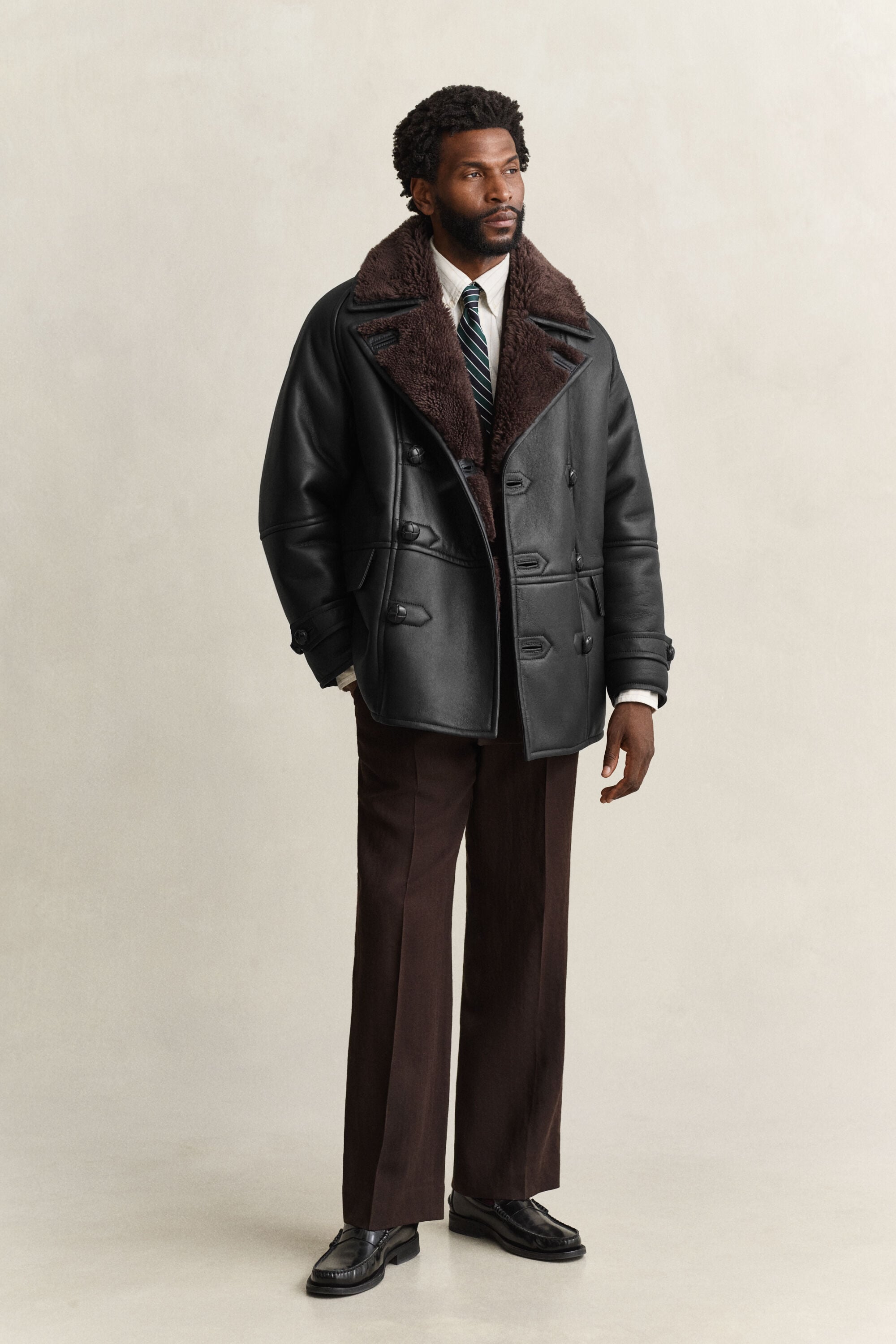 Caban aus Shearling