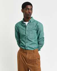 Herringbone Regular Fit Flanellhemd