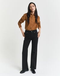Regular Fit Cordbluse
