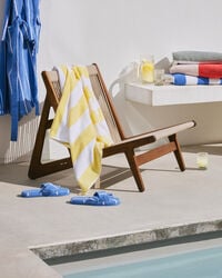 Bademantel mit Streifen