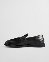 Gracelyn Leder Loafer mit Fell