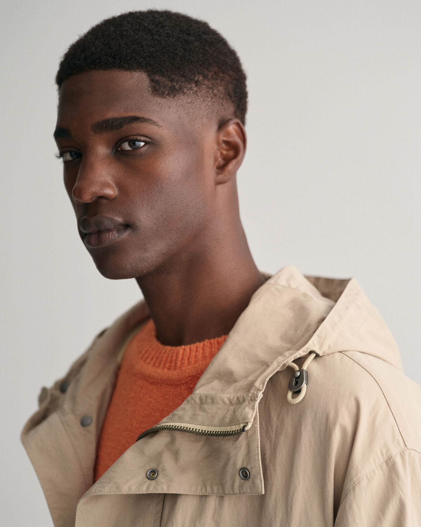 Windjacke aus Baumwolle