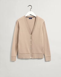 Leichte V-Neck Strickjacke aus Baumwolle