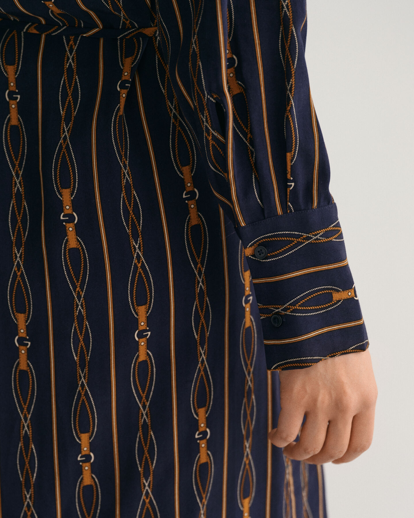 Regular Fit Rope Wickelkleid mit Seil