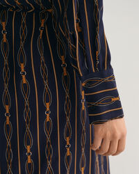 Regular Fit Rope Wickelkleid mit Seil