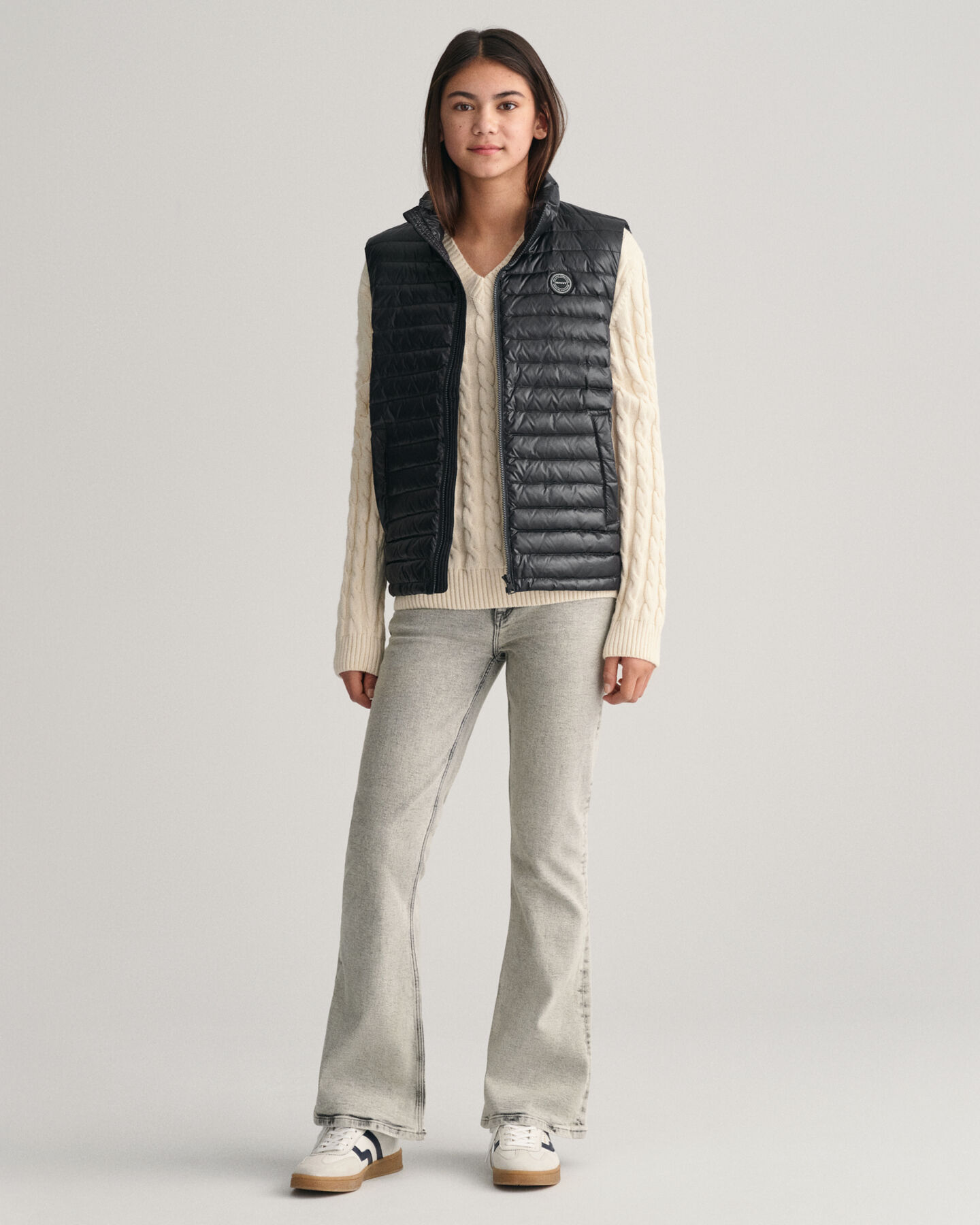 Teens Shiny Leichte Daunensteppweste