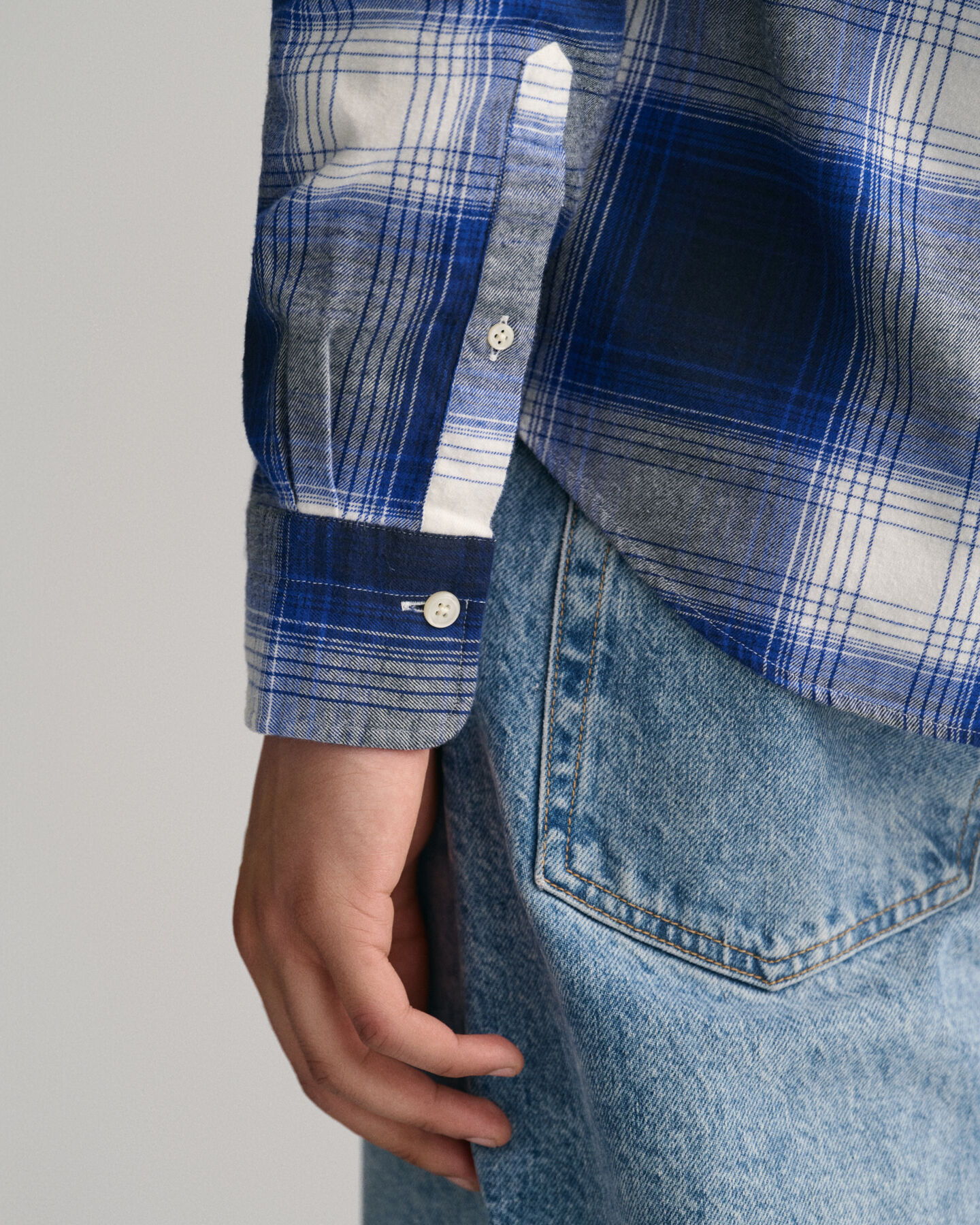 Shadow Regular Fit Flanellhemd mit Karomuster